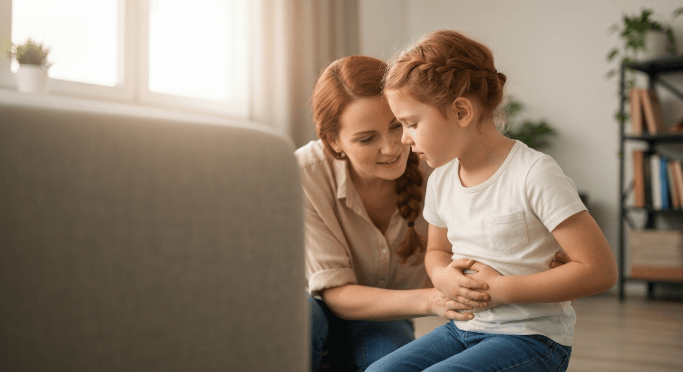 子どもの腹痛｜原因と危険サイン・受診目安