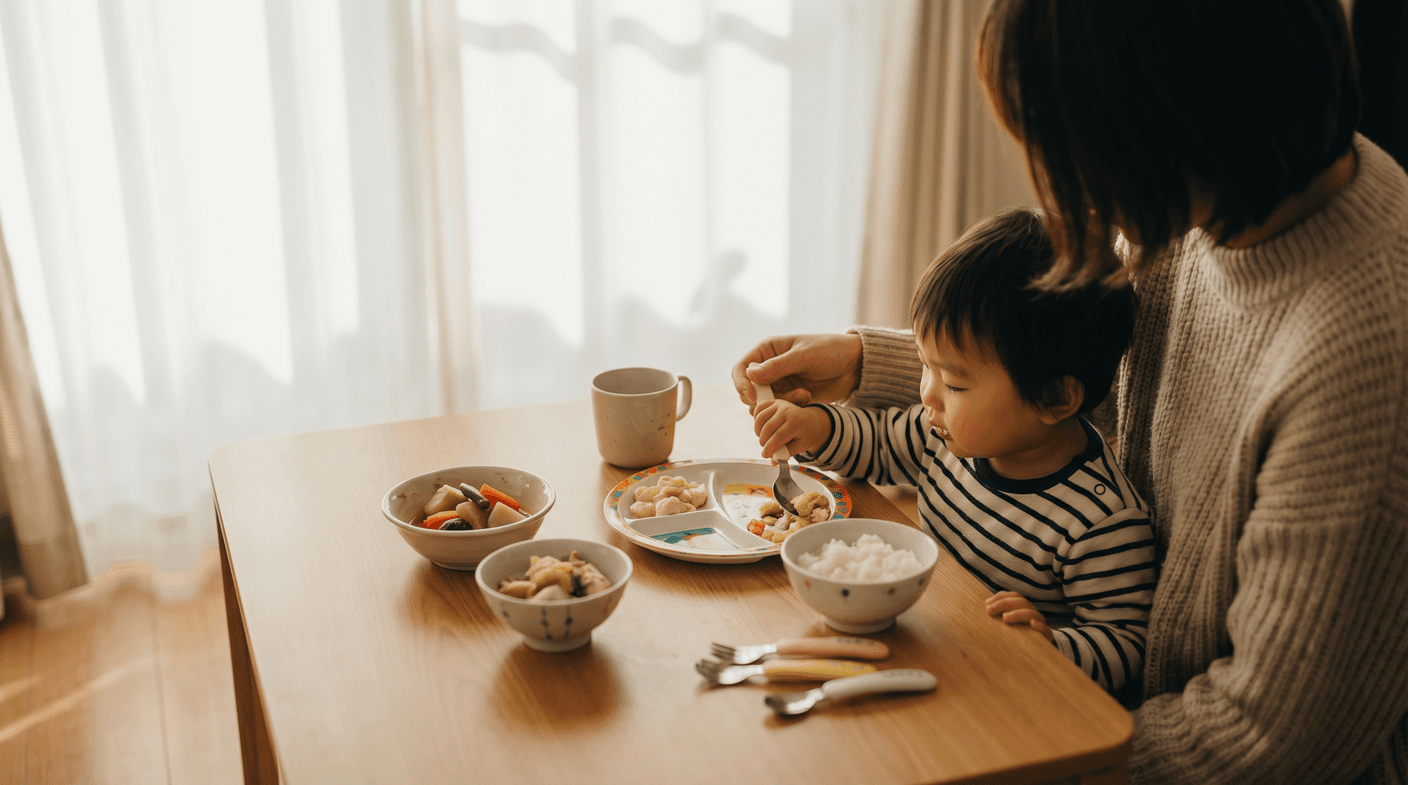 離乳食ストレス：手作りしなきゃダメ？