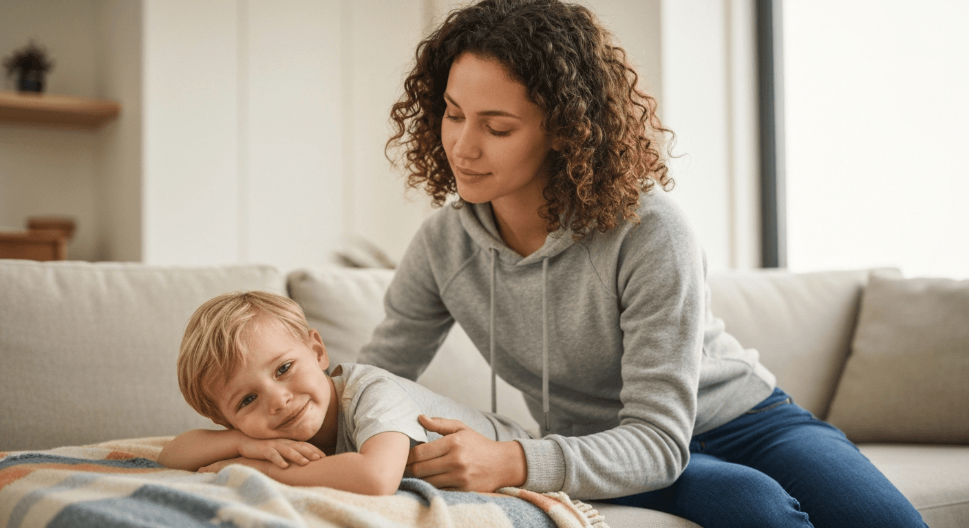 「咳が長引きます」、子どもの気管支炎