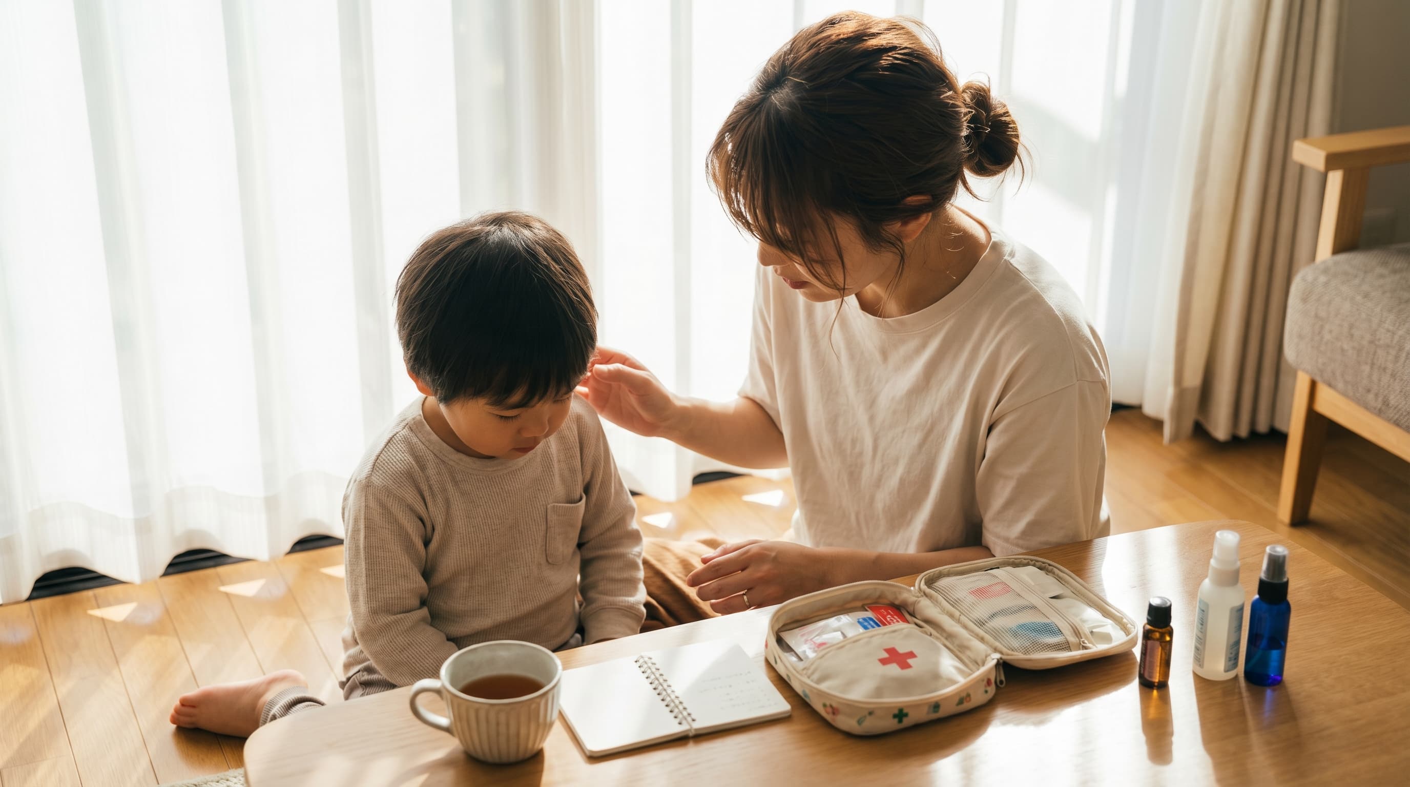 GWの家族旅行、子どもの体調トラブル対策、車酔い・発熱・持っていく薬リスト