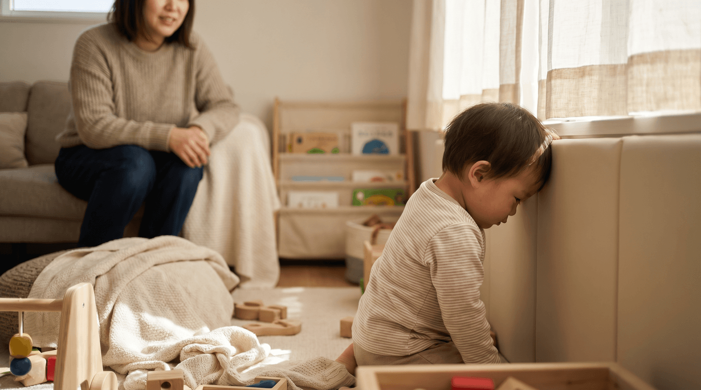 「頭を壁にぶつけます」、乳幼児のヘッドバンギングは大丈夫？