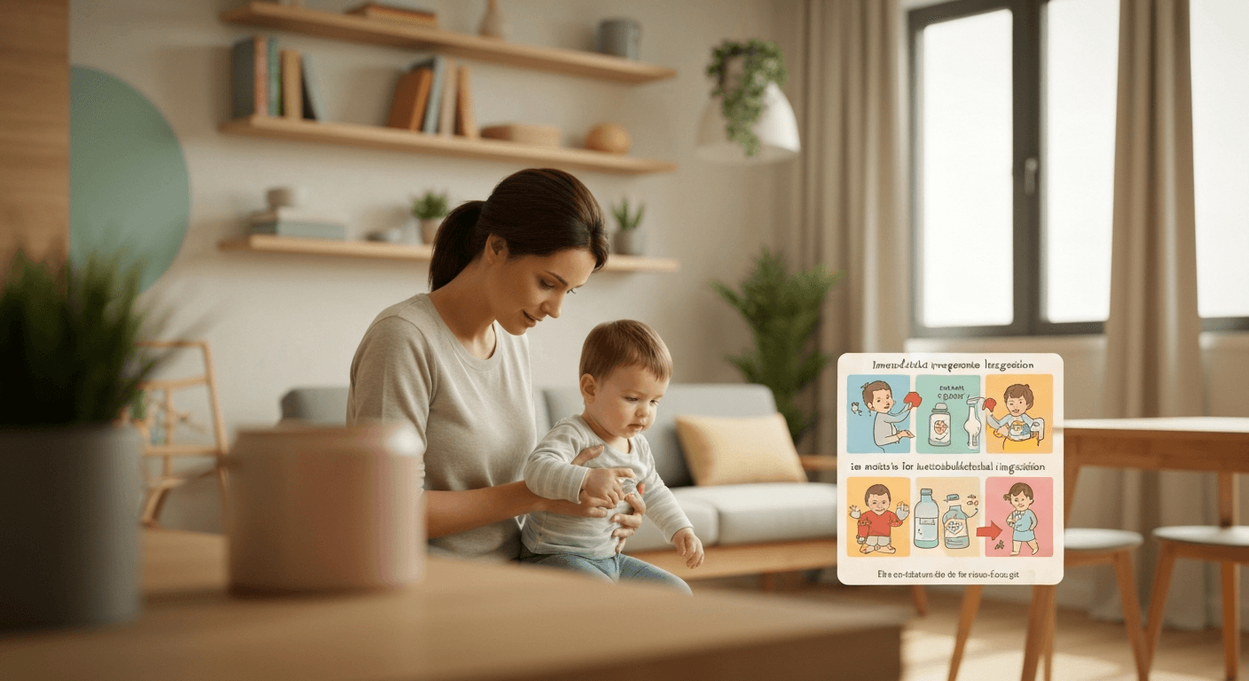 子どもの誤飲、「飲んじゃった！」その時の対応チャート