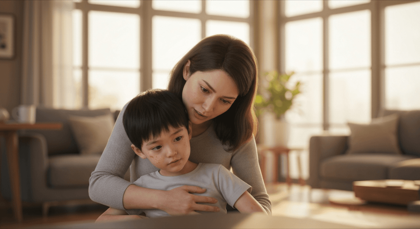 「熱が5日以上続いて発疹が出ました」、川崎病