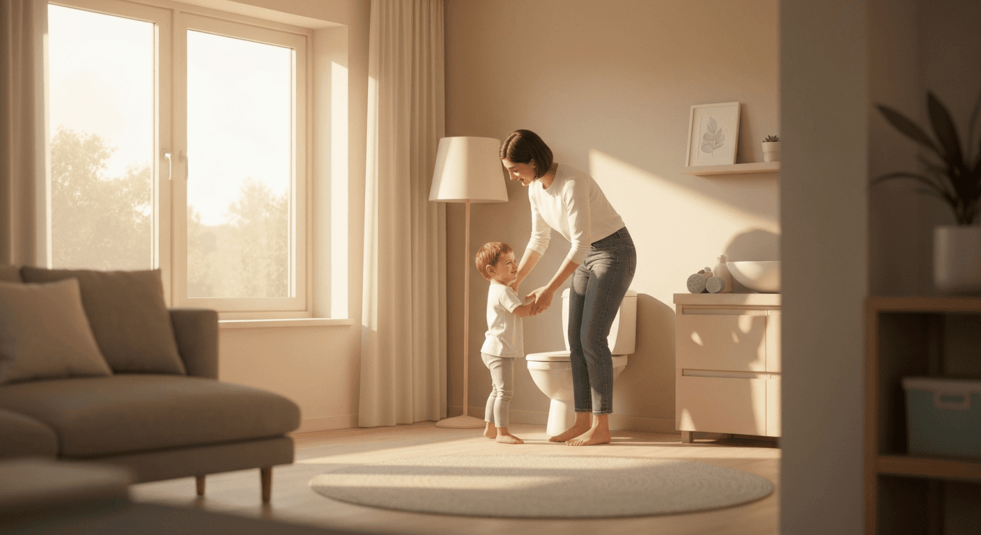 焦らなくて大丈夫。始めどきの3つのサイン、トイレトレーニング