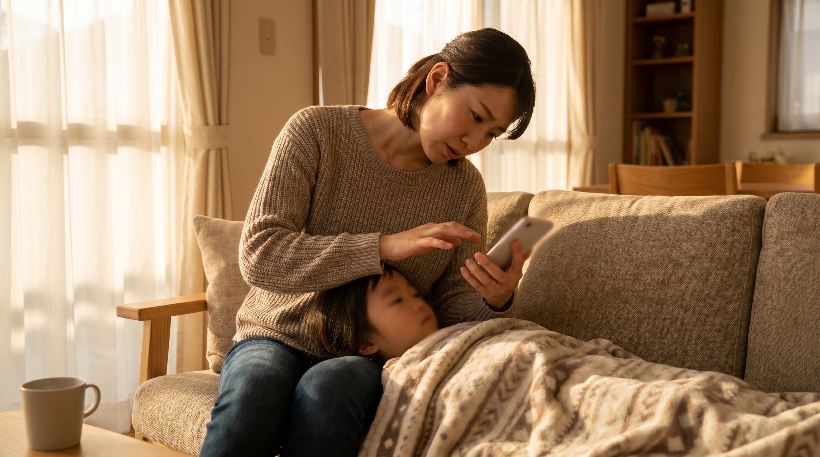 子どもの熱、いつ救急？　今すぐ#8000、それとも朝まで様子見